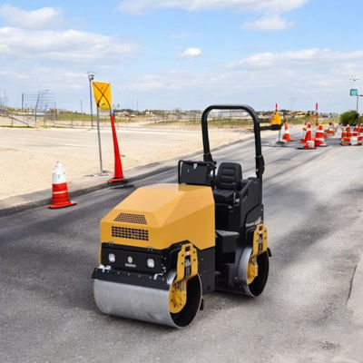 Show details for Roadway RWYL61B Ride-on Hydraulic Vibratory Roller Picture of Roadway RWYL61B Ride-on Hydraulic Vibratory Roller