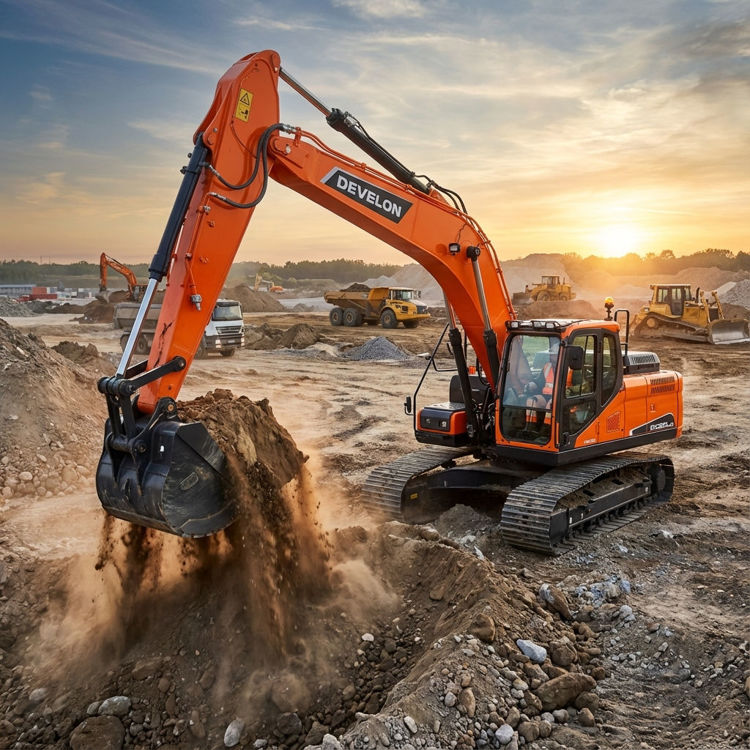Picture of Develon DX220LCA Hydraulic Excavator