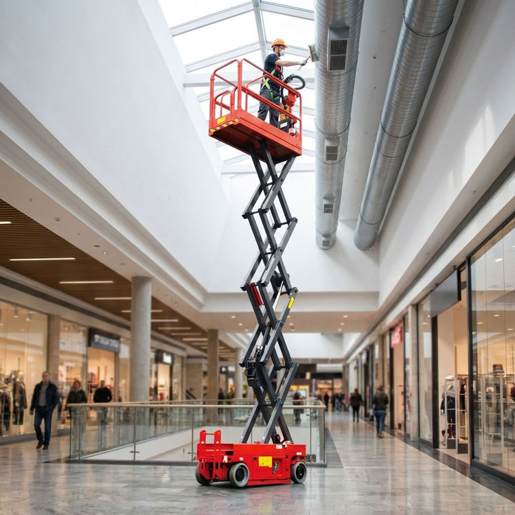 Picture of JAC JS1212E Battery Operated Scissor Lift