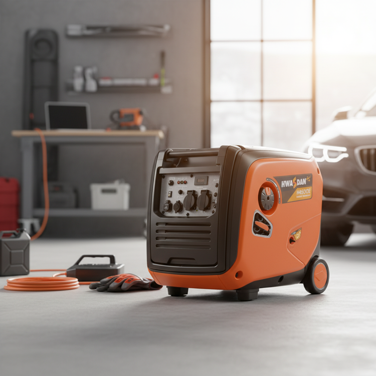 Picture of Hwasdan H4500iE 3.5 kW Silent Inverter Petrol Generator