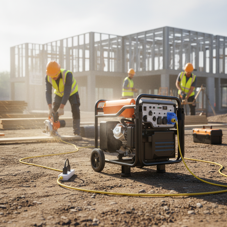 Picture of Hwasdan H9000iD 7.2 kW Open-Frame Inverter Petrol Generator