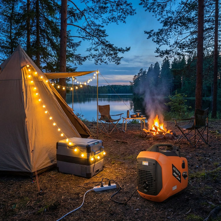 Picture of Hwasdan H3750iE 3.0 kW Silent Inverter Petrol Generator