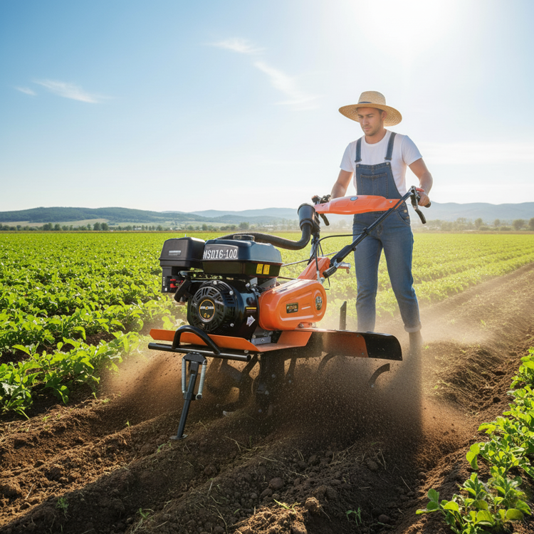 Picture of Hwasdan HSDIG-1000B-2 Walk Behind Tiller