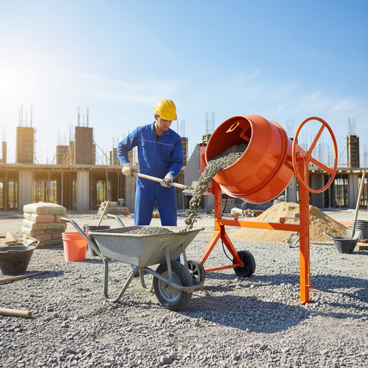 Picture of Sirl B150 Eco Electric Concrete Mixer