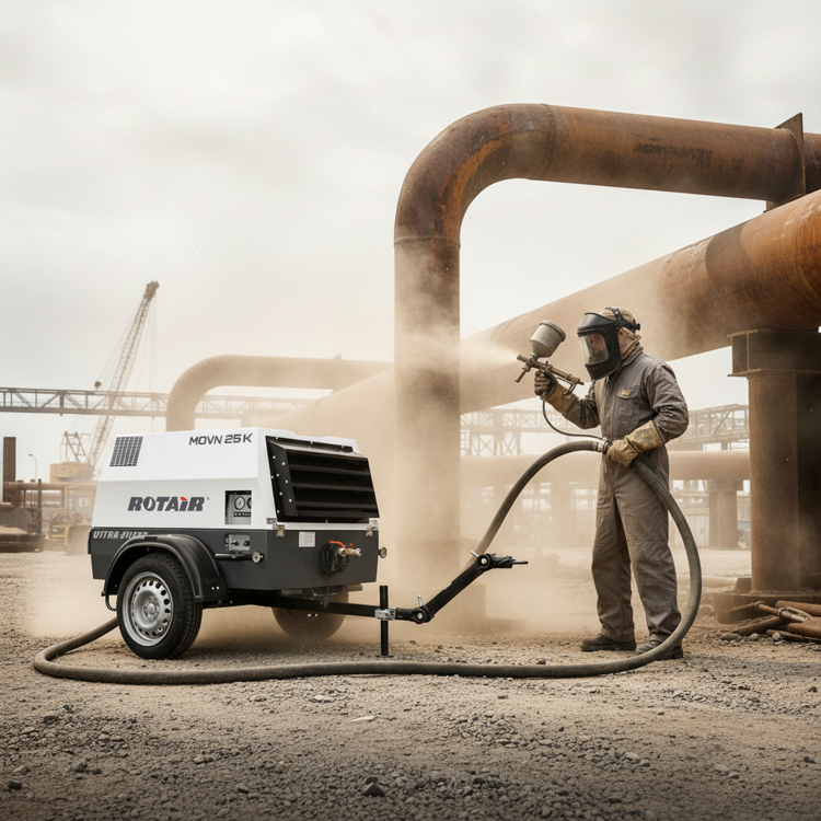 Picture of Rotair MDVN 25AK Diesel Air Compressor